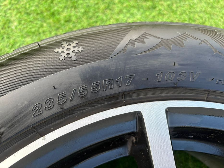 Jantes 17" Borbet BL5 pretas + pneus