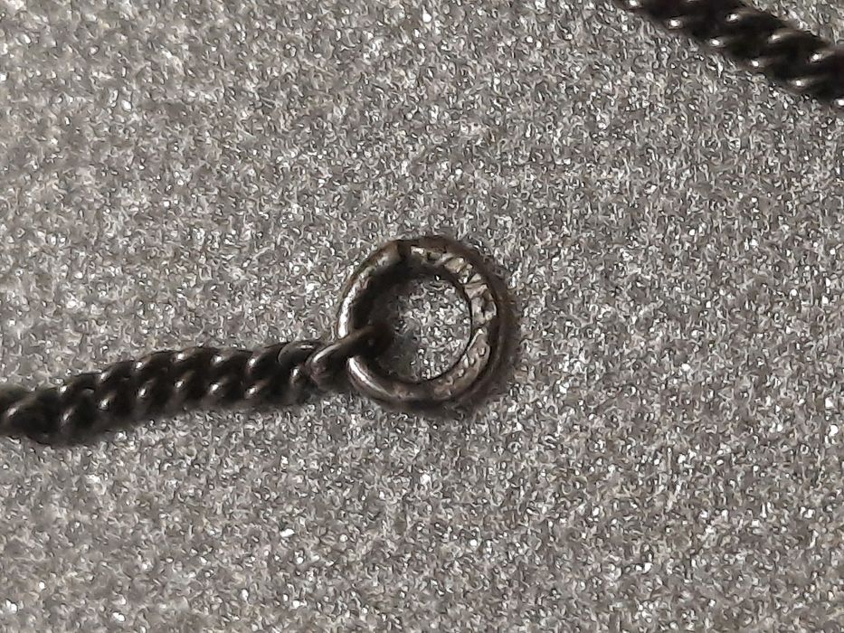 Srebrny pierscionek plus lancuszek