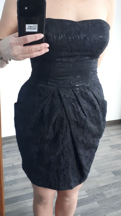 Sukienka czarna Top Secret rozmiar 38/40 L