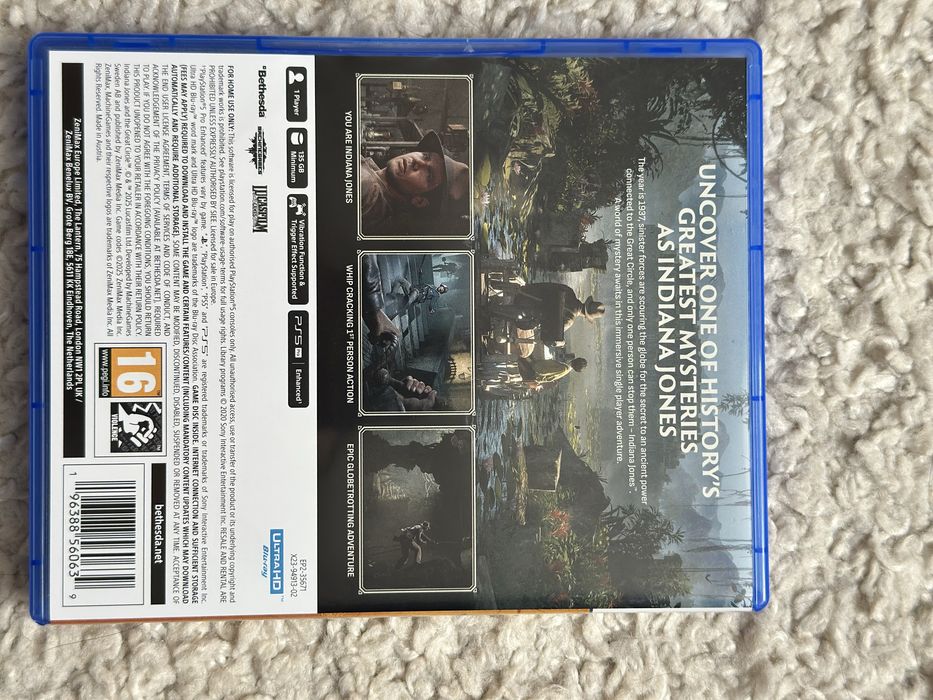 Диск PS 5 Indiana Jones and the Great Circle