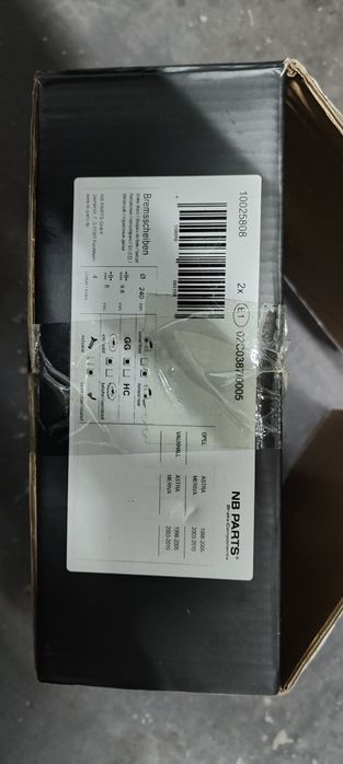 Tarcze hamulcowe Opel