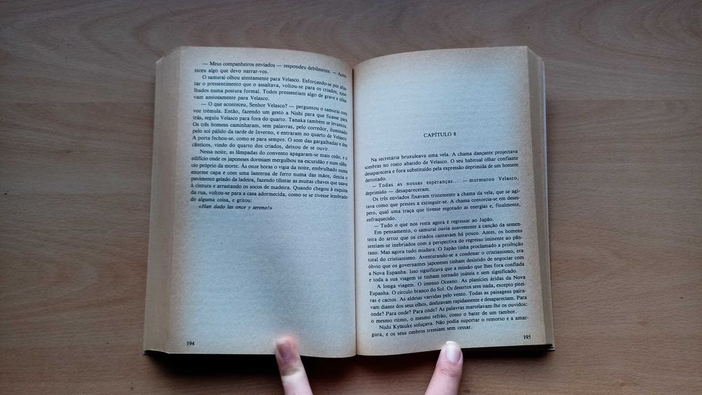 Livro "O Samurai" de Shusaku Endo