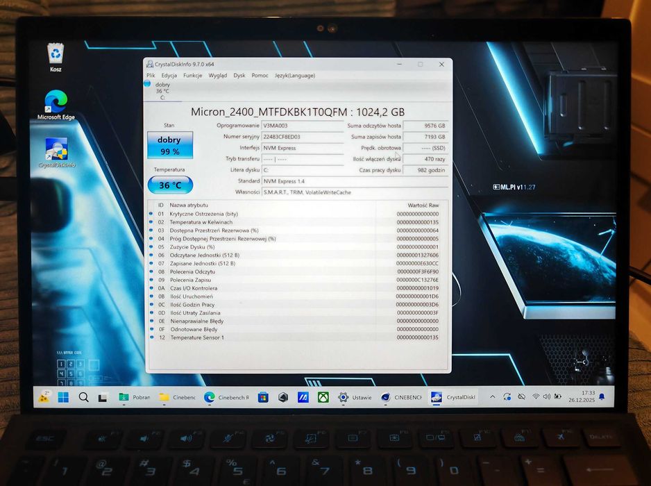 ASUS ROG Flow Z13 GZ301VV i9-13900H/16GB/1TB/RTX4060/W11 165Hz
