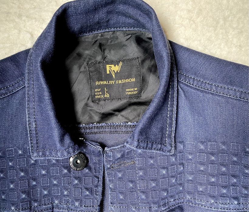 Джинсовая мужская куртка L