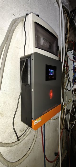 Комплект Інвертор + 2 АКБ  10.2 кВт 200 Ампер!!! PowMr 6.2