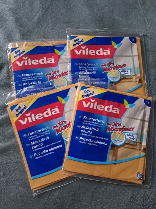4 szt vileda pucerka okienna ścierka