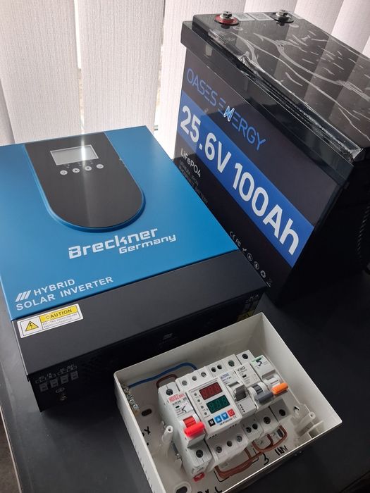 Комплект Iнвертор 3200w. 24v/220v. Чіста сінусоіда