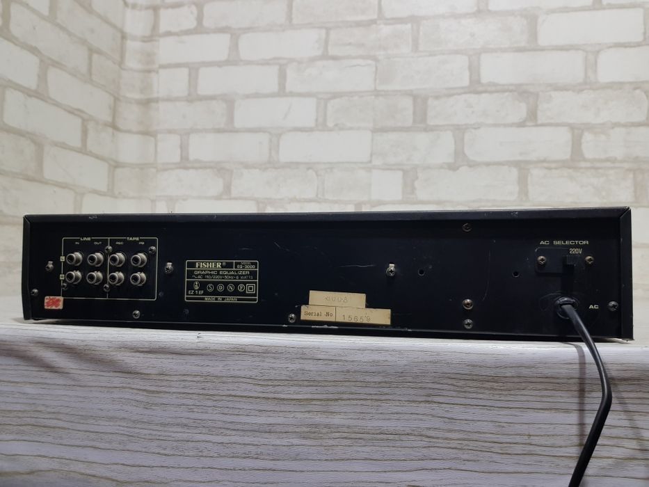 Еквалайзер FISHER EQ-3000, 10 смуг, б/у з Німеччини