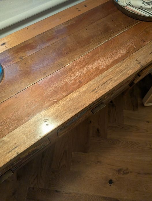 Nusa store konsola z łódek z bali toaletka biurko