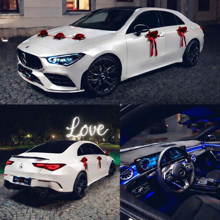 Wypożyczalnia, Wynajem Samochód do ślubu Złoty Mustang Audi Mercedes