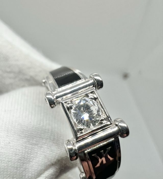 Золота чоловіча каблучка з натуральними діамантами 0.50 карат. Мужская