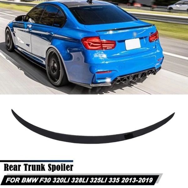 Спойлер BMW F30 накладка на багажник ляду бленда бмв ф30 спойлер