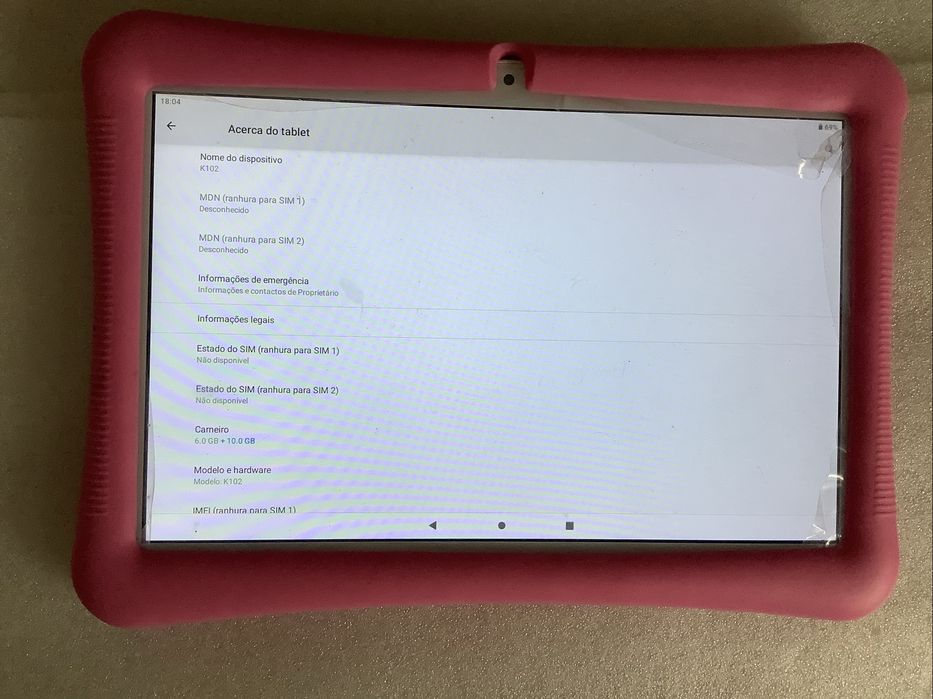 Tablet learn 10.1 para crianca