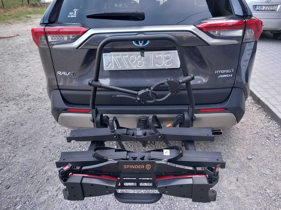 Bagażnik SPINDER LX2 LED lekka i uchylna platforma rowerowa na hak