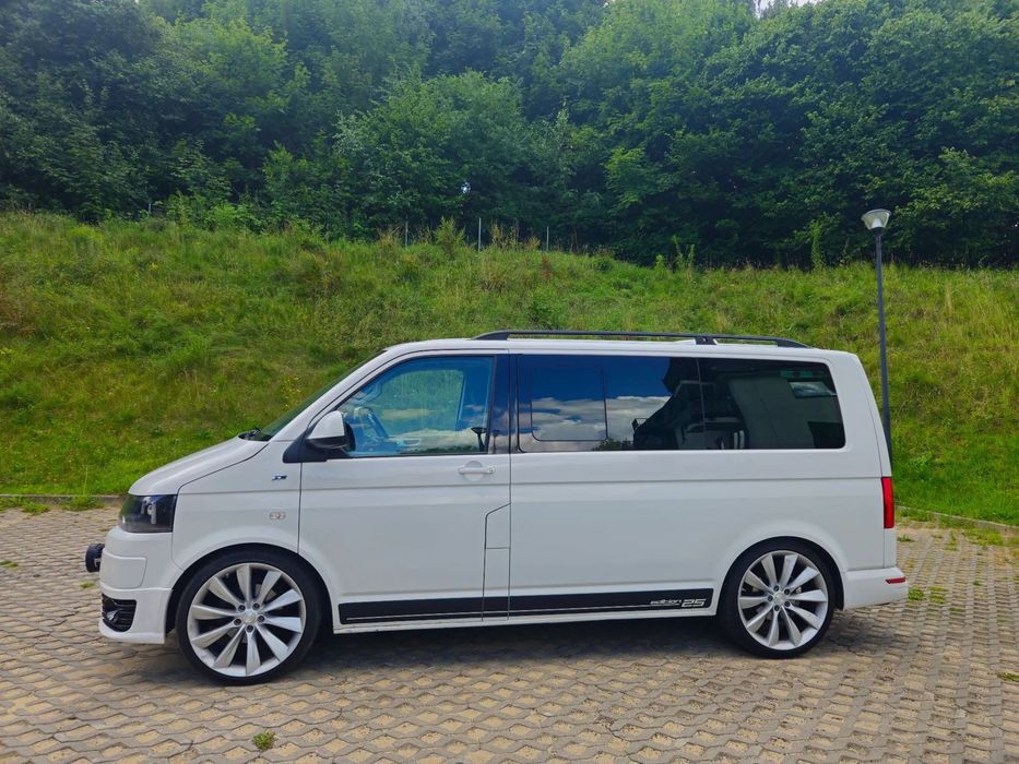 Volkswagen Multivan JEDYNY W PL 180 km Multivan t5 lifft edition 25 fote skóra alu 21cali