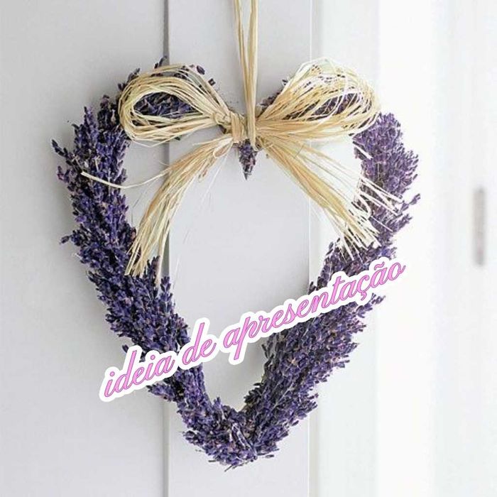 Ramo de lavanda seca natural