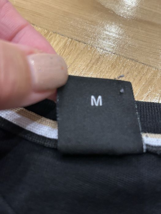 Czarny t-shirt, koszulka z krotkim rękawem BOSS