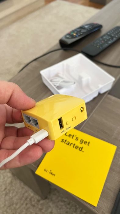 GL.iNET Cabo Mini VPN Travel Router portátil sem fio hotspot