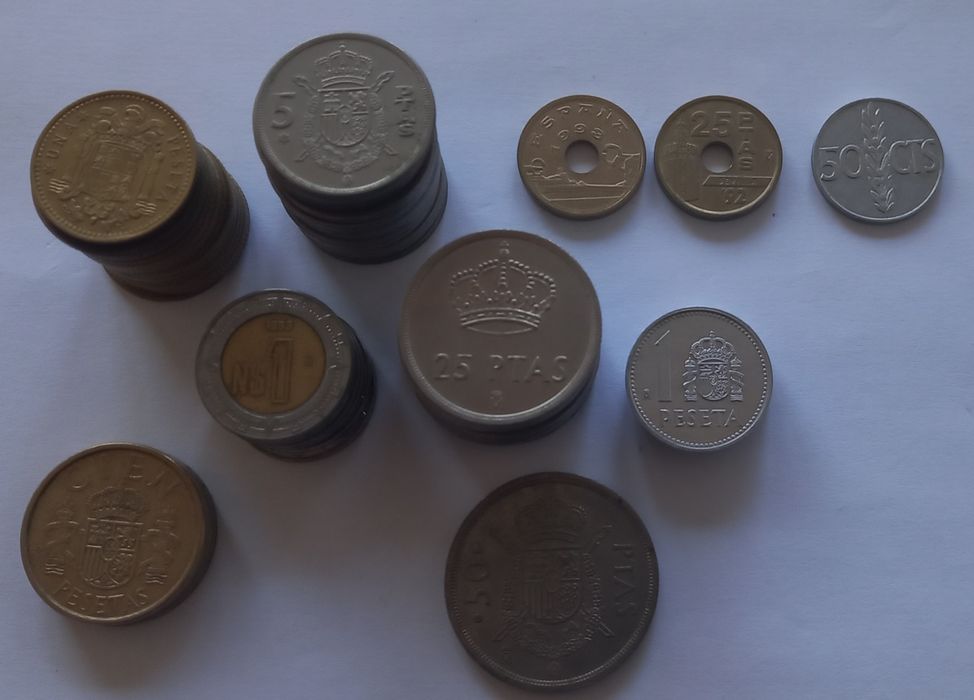 Moedas estrangeiras (várias)