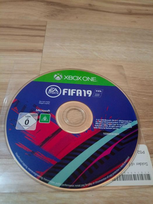 Xbox one gra Fifa 19 sprawna jak nowa bez rys igła