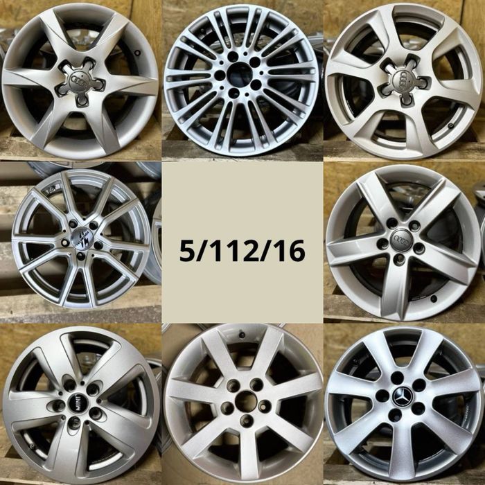 Диски 5x98, 5x100, 5x108, 5x110, 5x112, 5x114.3, 5x120, 5x130, 6x139.7