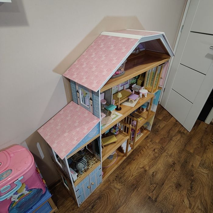 Kidkraft domek dla lalek -  grand view mansion 128x32x128