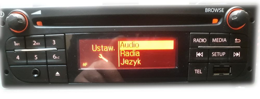 Radio Trafic III Master III Vivaro Movano Twingo III odblokowanie
