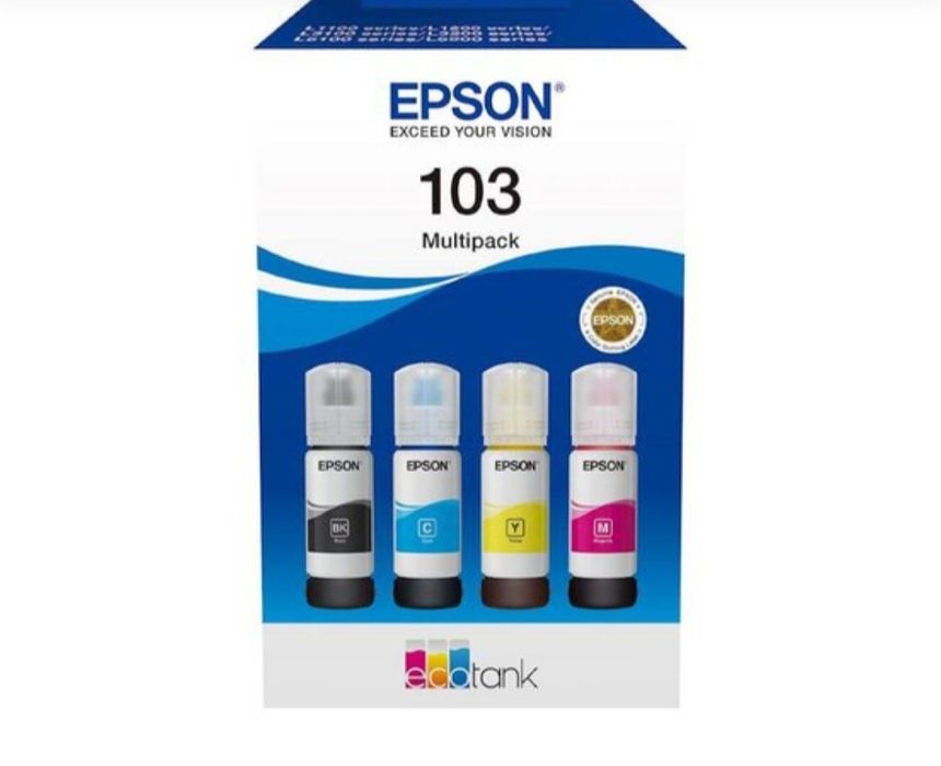 Nowy zestaw tuszy tonerów do drukarki epson 103