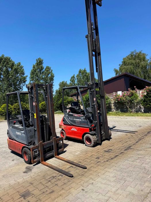 wózek widłowy elektryczny LINDE 20P Triplex 4.70m przesuw pozycjoner wideł
