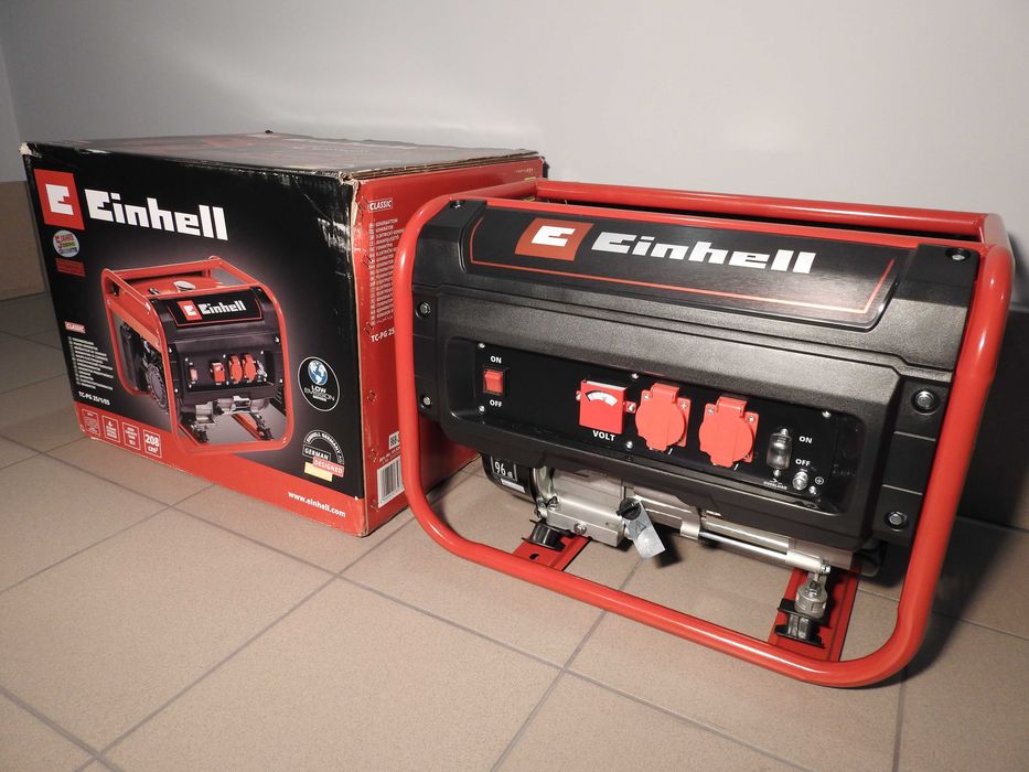 Agregat prądotwórczy Einhell, generator 2500W, AVR, 2x230V, nowy