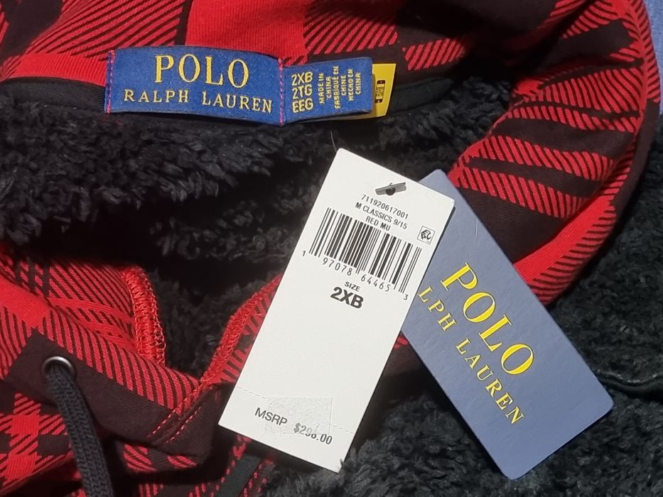 Оригінал 100% чоловіча кофта Polo Ralph Lauren  XXL-3XL