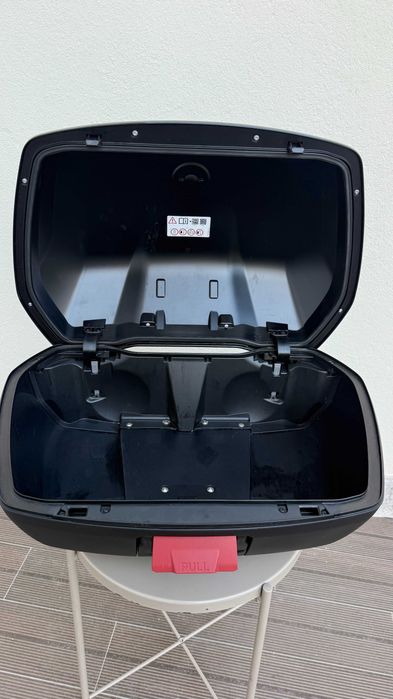 Top Case BMW 49L Original (77439829378) + encosto + fechadura  S1000XR / R1250GS / R1200GS