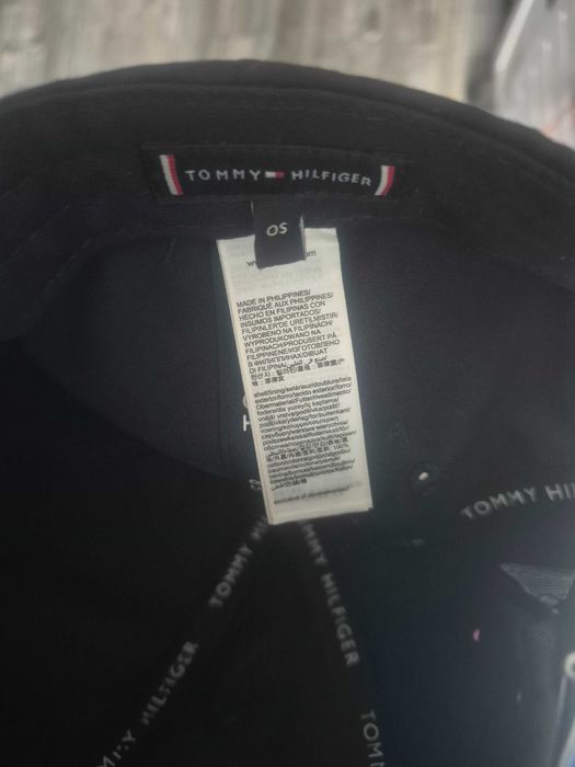 Czapka z daszkiem Tommy Hilfiger TH Foundation Soft granatowa