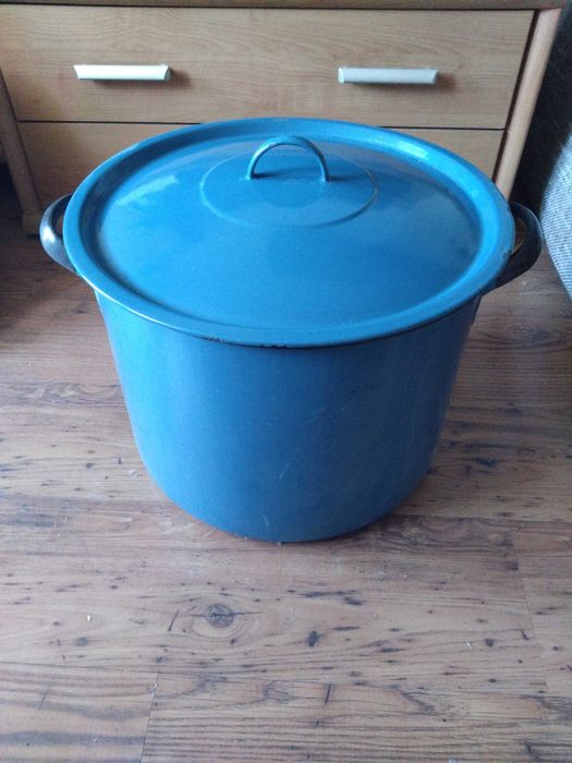 Garnek emaliowany 40 L litrów z pokrywką