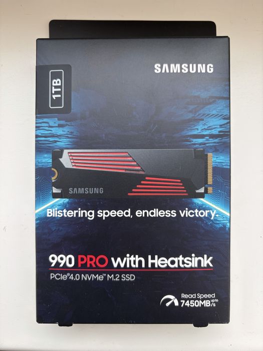 Новий SSD Samsung 990 Pro with Heatsink 1tb