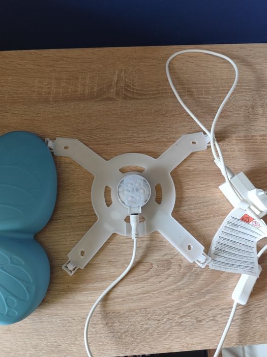 Lama dziecięca Ikea Upplyst niebieski motyl