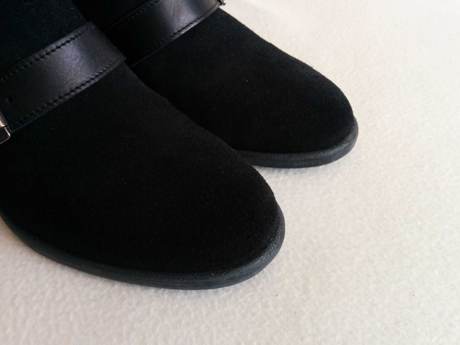 ESPRIT wiosenne botki z zamszu naturalnego - damskie buty