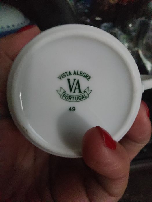 Serviço de café Vista Alegre modelo cozinha velha