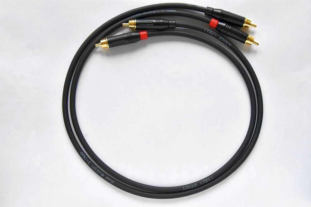 Komplet interkonekt gramofon GOTHAM 75/100/125 RCA Neutrik Amphenol