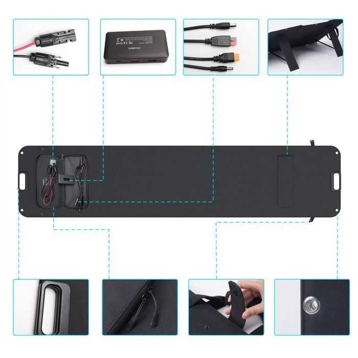 Сонячна панель Choetech 200W (SC011-BK)