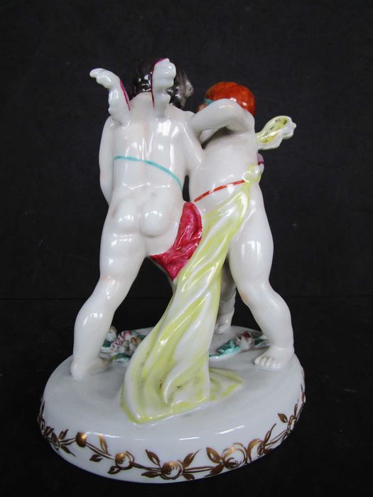 Estatueta de anjos em Biscuit - Artibus