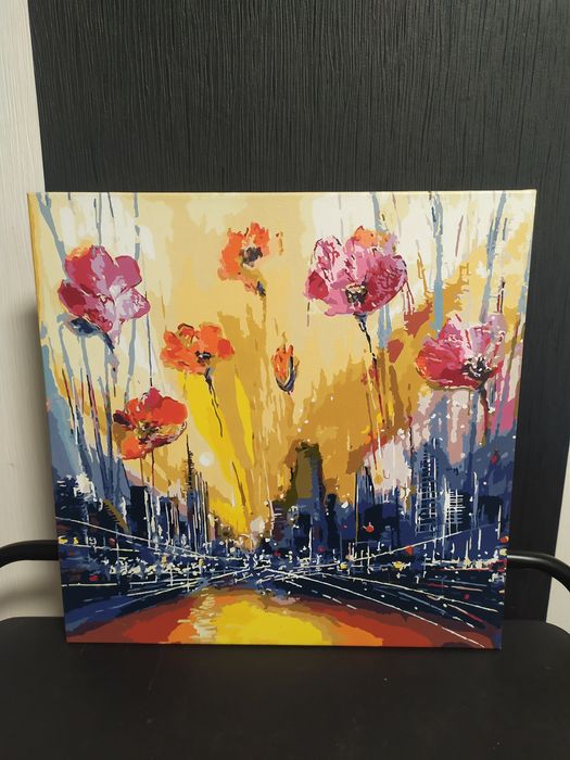 Картина акрилом в подарунок замість листівки