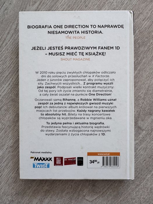 Książka „1D tacy wlasnie są”