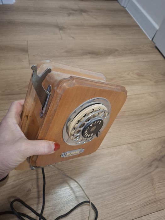 Retro telefon wiszący Telkom Akant