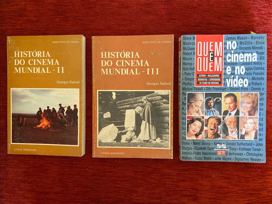 Livros de História do Cinema e Fotografia