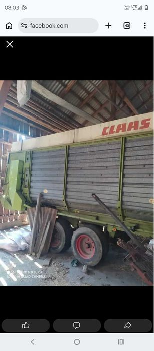 Przyczepa samozbierająca Claas sprint