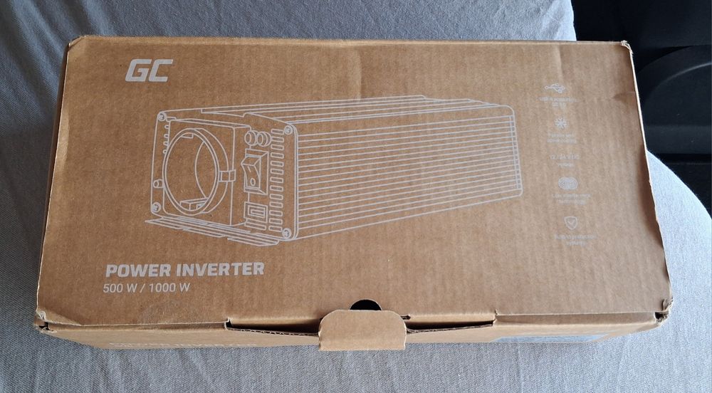 Inversor Green Cell 24V 230V 500W Onda Sinusoidal Pura – Novo