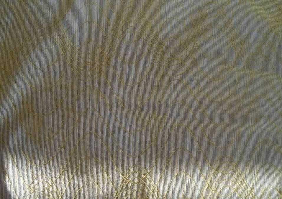 Zasłony 2 szale szer.293xdł.240cm pastelowe żółte. Uszyte.