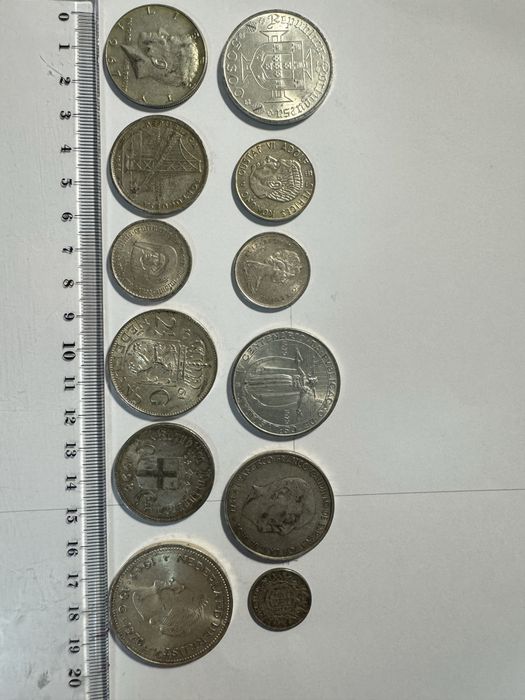 Moedas antigas de Prata (ag)
