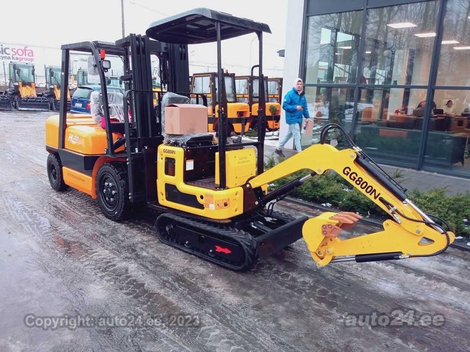 Офіційно ! Міні ескаватор, Миниэкскаватор. GG800N экскаватор Günter